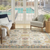 Nourison Essentials NRE05 Ivory Gold Area Rug Swatch Image