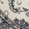 Nourison Essentials NRE05 Ivory Blue Area Rug Corner Image
