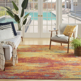 Nourison Essentials NRE06 Flame Area Rug Swatch Image