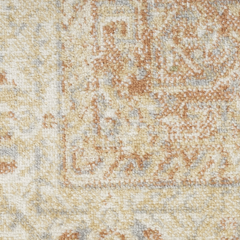 Nourison Essentials Persian NRE07 Beige Rust Area Rug Corner Image