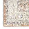 Nourison Essentials Persian NRE07 Beige Blue Area Rug Corner Image