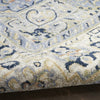 Nourison Essentials Persian NRE07 Blue Area Rug Detail Image