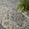Nourison Essentials Persian NRE07 Blue Area Rug Texture Image