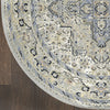 Nourison Essentials Persian NRE07 Blue Area Rug Main Image