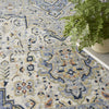Nourison Essentials Persian NRE07 Blue Area Rug Texture Image