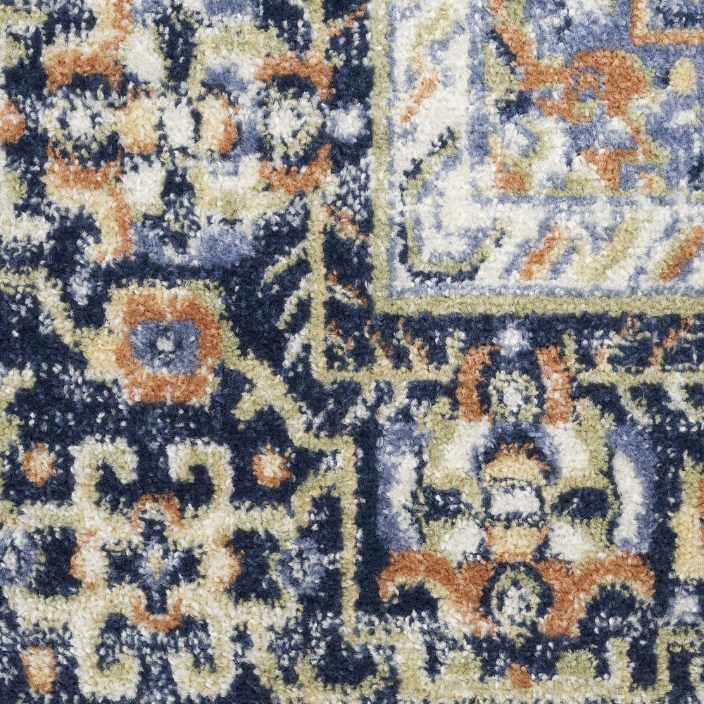 Nourison Essentials Persian NRE07 Navy Area Rug