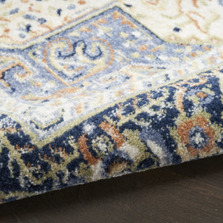 Nourison Essentials Persian NRE07 Navy Area Rug Detail Image