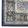 Nourison Essentials Persian NRE07 Navy Area Rug Corner Image