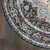 Nourison Essentials Persian NRE07 Navy Area Rug Main Image