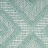 Nourison Versatile NRV01 Aqua Teal Area Rug 9' X 12'