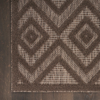 Nourison Versatile NRV01 Brown Area Rug Detail Image