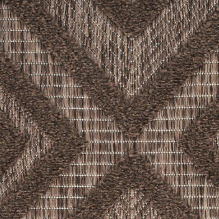 Nourison Versatile NRV01 Brown Area Rug Swatch Image