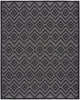 Nourison Versatile NRV01 Charcoal Black Area Rug Main Image