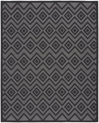 Nourison Versatile NRV01 Charcoal Black Area Rug Main Image