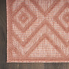 Nourison Versatile NRV01 Coral Orange Area Rug Detail Image