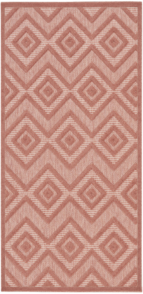Nourison Versatile NRV01 Coral Orange Area Rug main image