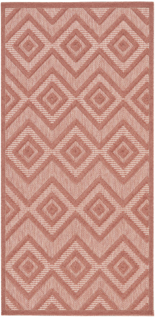 Nourison Versatile NRV01 Coral Orange Area Rug main image