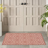 Nourison Versatile NRV01 Coral Orange Area Rug Room Image Feature
