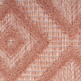 Nourison Versatile NRV01 Coral Orange Area Rug Swatch Image