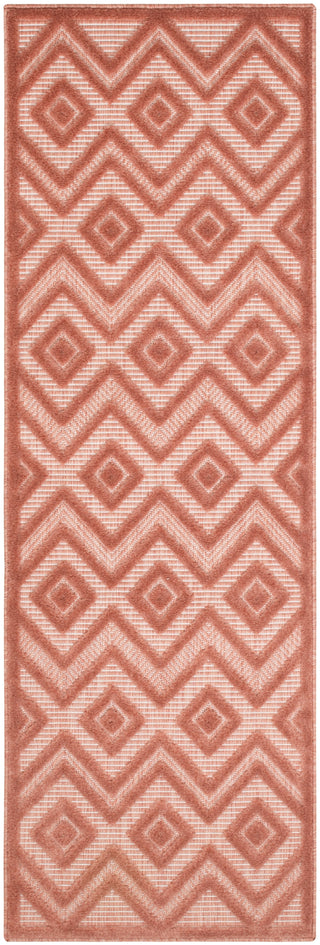 Nourison Versatile NRV01 Coral Orange Area Rug Main Image