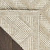 Nourison Versatile NRV01 Cream Area Rug Corner Image