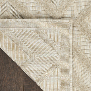 Nourison Versatile NRV01 Cream Area Rug Corner Image