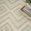 Nourison Versatile NRV01 Cream Area Rug Corner Image