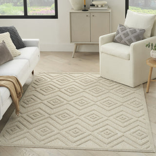 Nourison Versatile NRV01 Cream Area Rug Corner Image