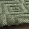 Nourison Versatile NRV01 Green Area Rug Corner Image
