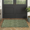 Nourison Versatile NRV01 Green Area Rug Corner Image