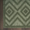 Nourison Versatile NRV01 Green Area Rug Detail Image