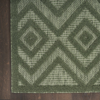 Nourison Versatile NRV01 Green Area Rug Detail Image