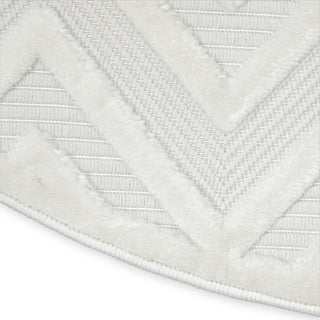 Nourison Versatile NRV01 Ivory White Area Rug T' R