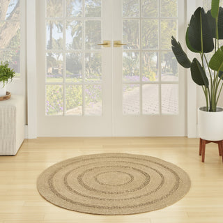 Nourison Natural Seagrass NSG01 Area Rug Room Image Feature