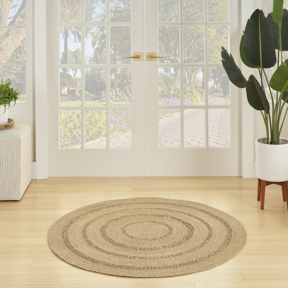 Nourison Natural Seagrass NSG01 Area Rug Room Image Feature