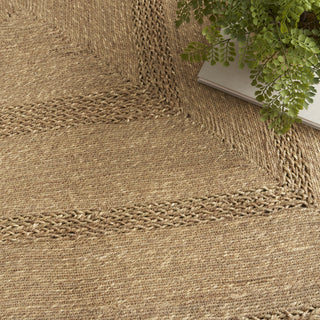 Nourison Natural Seagrass NSG01 Area Rug Corner Image