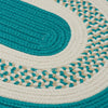 Colonial Mills Crescent NT52 Teal Area Rug Closeup Image