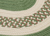 Colonial Mills Crescent NT61 Moss Green Area Rug Closeup Image