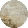 Dalyn Nouveau NV1 Linen Machine Washable Area Rug Round Main Image