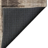 Dalyn Nouveau NV10 Brown Machine Washable Area Rug Backing Image