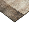 Dalyn Nouveau NV10 Brown Machine Washable Area Rug Corner Image