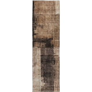 Dalyn Nouveau NV10 Brown Machine Washable Area Rug Runner Main Image