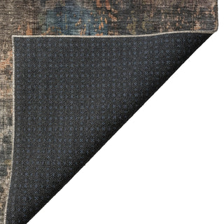 Dalyn Nouveau NV12 Blue Machine Washable Area Rug Backing Image