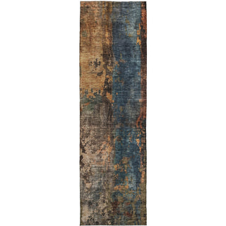 Dalyn Nouveau NV12 Blue Machine Washable Area Rug Runner Main Image