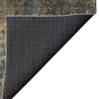 Dalyn Nouveau NV12 Gray Machine Washable Area Rug Backing Image