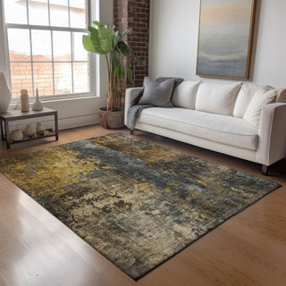Dalyn Nouveau NV12 Gray Machine Washable Area Rug Lifestyle Image Feature
