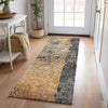 Dalyn Nouveau NV13 Copper Machine Washable Area Rug Runner Lifestyle Image Feature