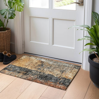 Dalyn Nouveau NV13 Copper Machine Washable Area Rug Scatter Lifestyle Image Feature