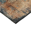 Dalyn Nouveau NV14 Teal Machine Washable Area Rug Corner Image