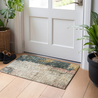 Dalyn Nouveau NV15 Taupe Machine Washable Area Rug Scatter Lifestyle Image Feature
